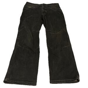 Kuhl Pants Mens 34x 28 Brown Rydr Hiking Trail Rider Work Trek Stretch Distress